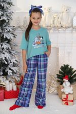 Костюм для девочки Вдохновение-5 Виотекс МЕНТОЛОВЫЙ