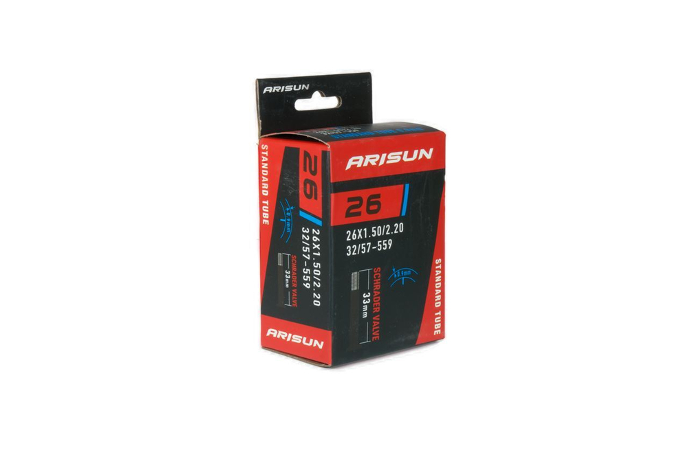 Камера ARISUN STANDARD 26"x1.50/2.20 (32/57-559) AV 33мм бутиловая 0.9мм