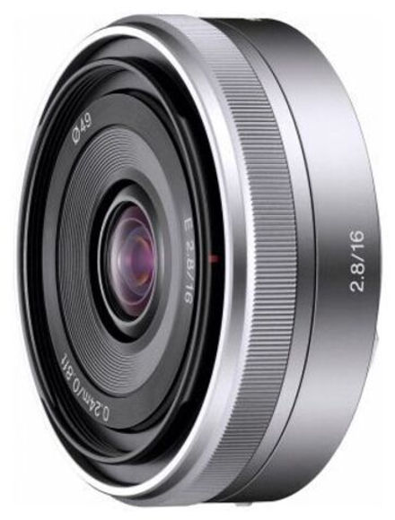 Объектив Sony E 16mm f/2.8 (SEL16F28)