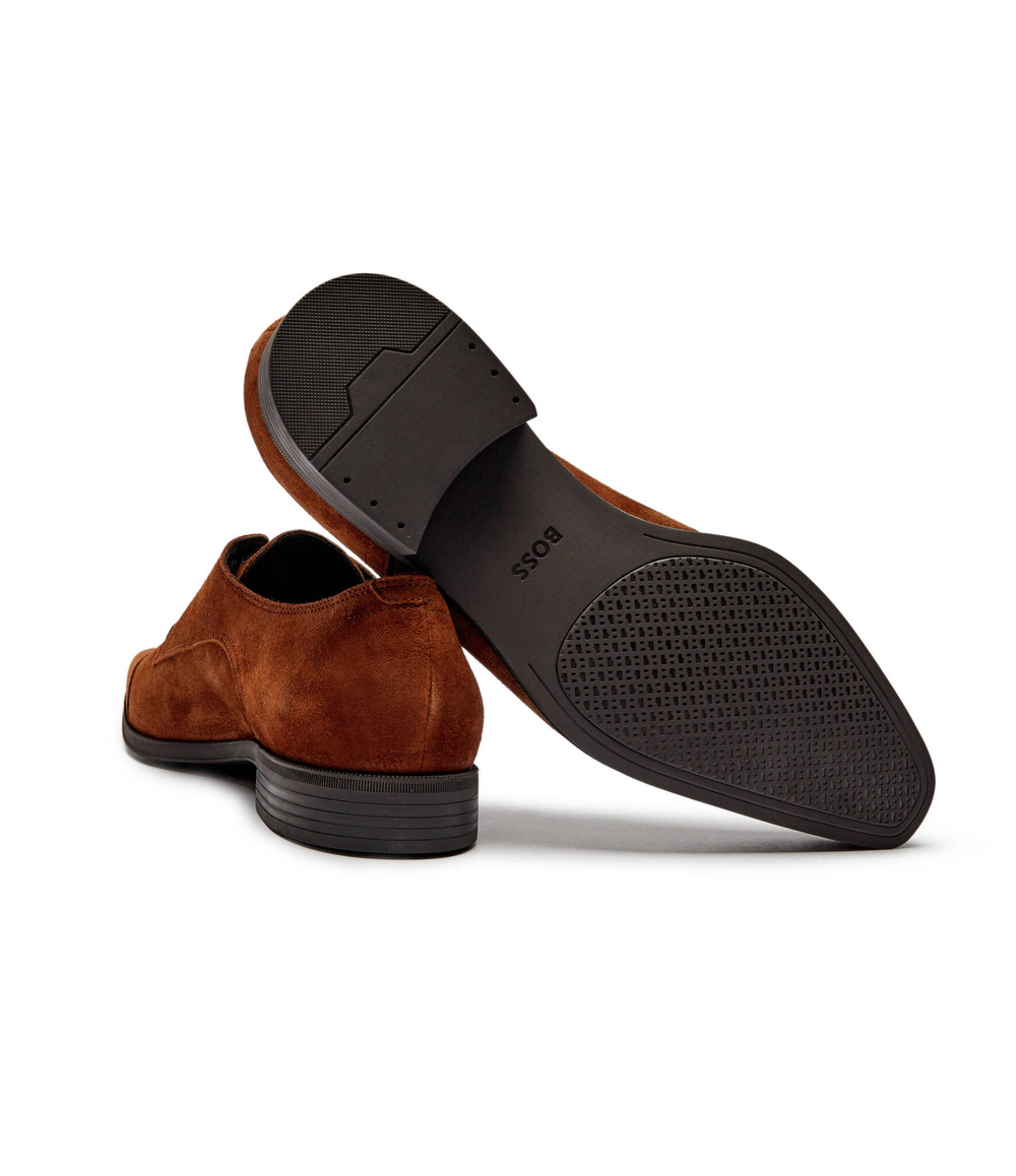 Кожаные дерби theon_derb_sdtc BOSS BLACK - коричневый(50523050)