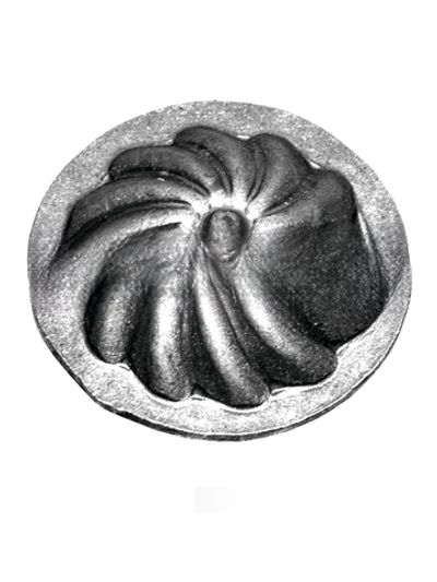 Накладка сталь диаметр 55 мм, толщина металла 2 мм.