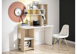 Письменный стол Эфес 120х50х55 дуб сонома / белый