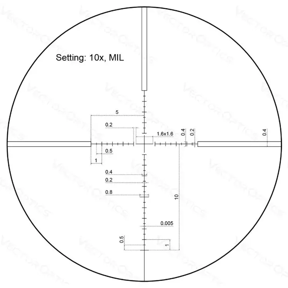 Прицел Vector Optics Veyron 3-12x44 SFP (P) - фото 12