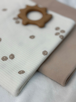 Пеленка в рубчик Лапки 85*130