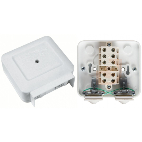 Коробка клеммная 102х100х37 IP44 40A