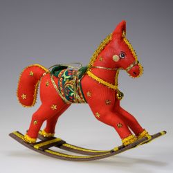 Ёлочная игрушка Лошадка-Качалка №2