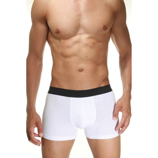 Набор мужских трусов боксеров 3в1 (черные, белые, белые с принтом) DARKZONE DZN9009