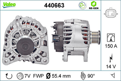 VALEO - 440663-VAL - Alternator - Povrat artikla narucenog iz Njemacke nije moguc.