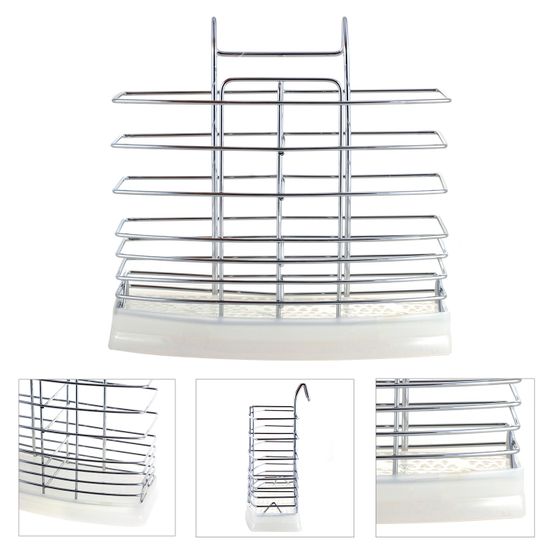 Подставка навесная для ложек и вилок Besser BS-0195 из хромированной стали