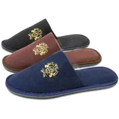 Тапочки домашние мужские «Классика с гербом», верх - трикотаж, подклад-бязь, 41р