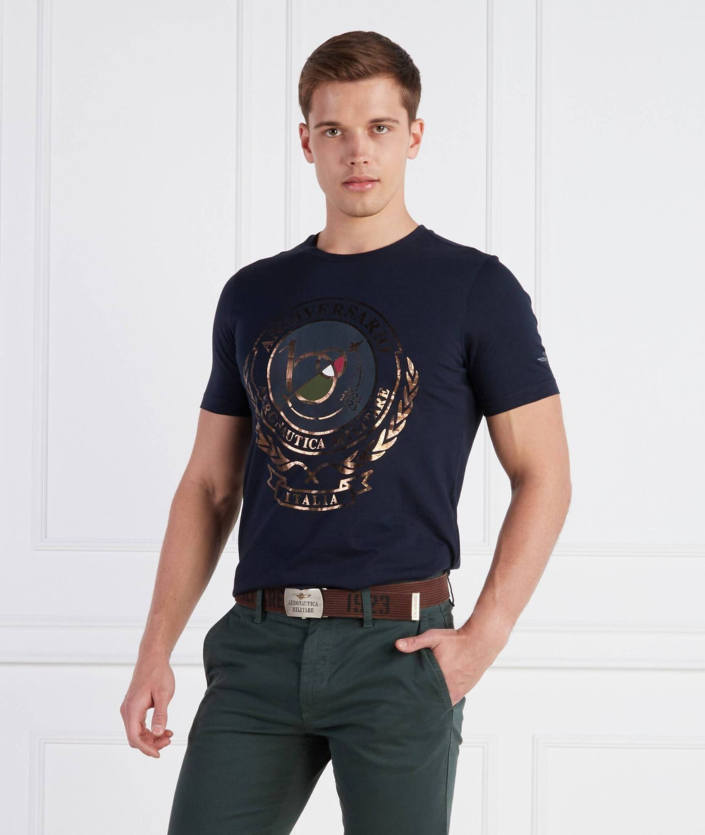 Футболка Aeronautica Militare - темно-синий(TS2118J594)