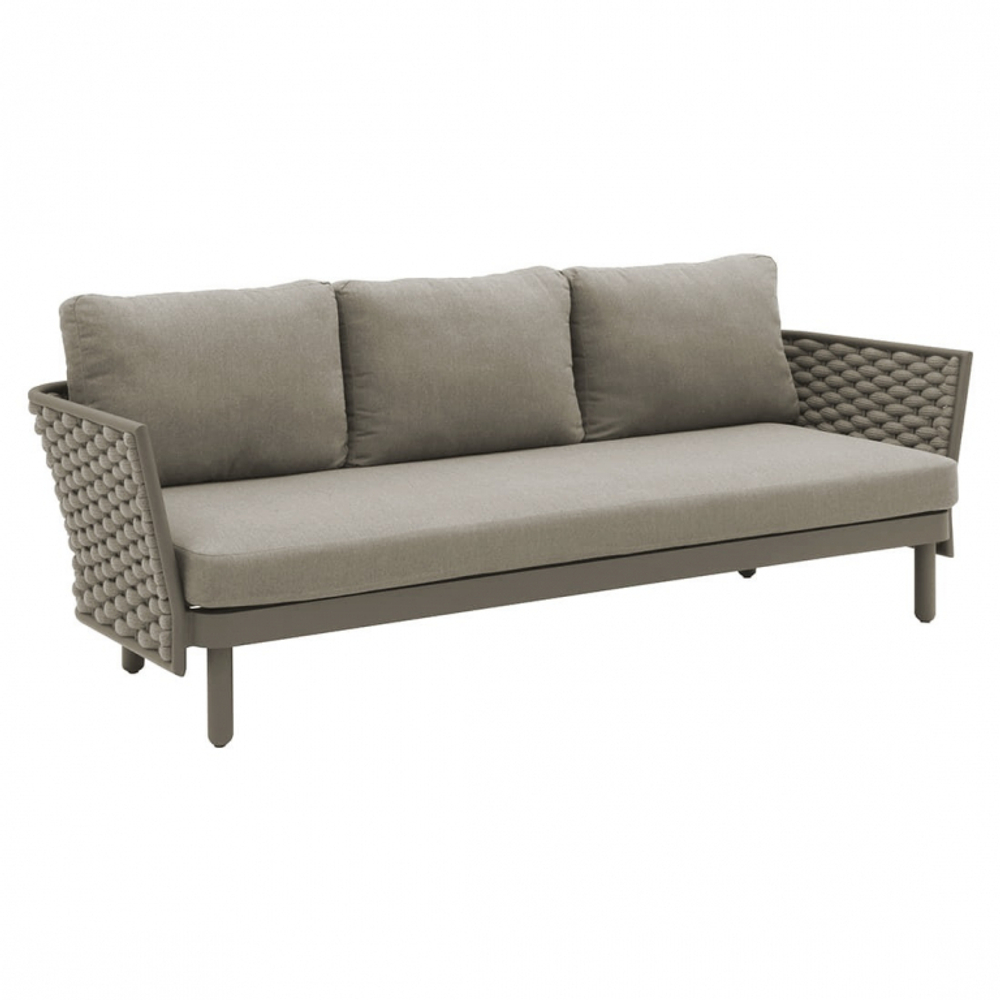 Диван плетеный трехместный Tagliamento Leon