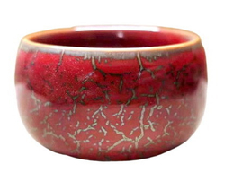 310002.6 Пиала "Красная", 100мл, d=8см, h=4,5см, керамика