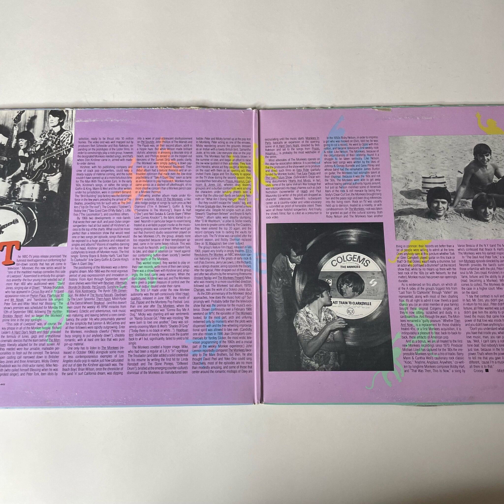 Винтажная виниловая пластинка LP Then and Now The Best Of The Monkees (Canada 1986)