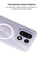 Чехол с Магсейф для OnePlus 15 прозрачный WLONS