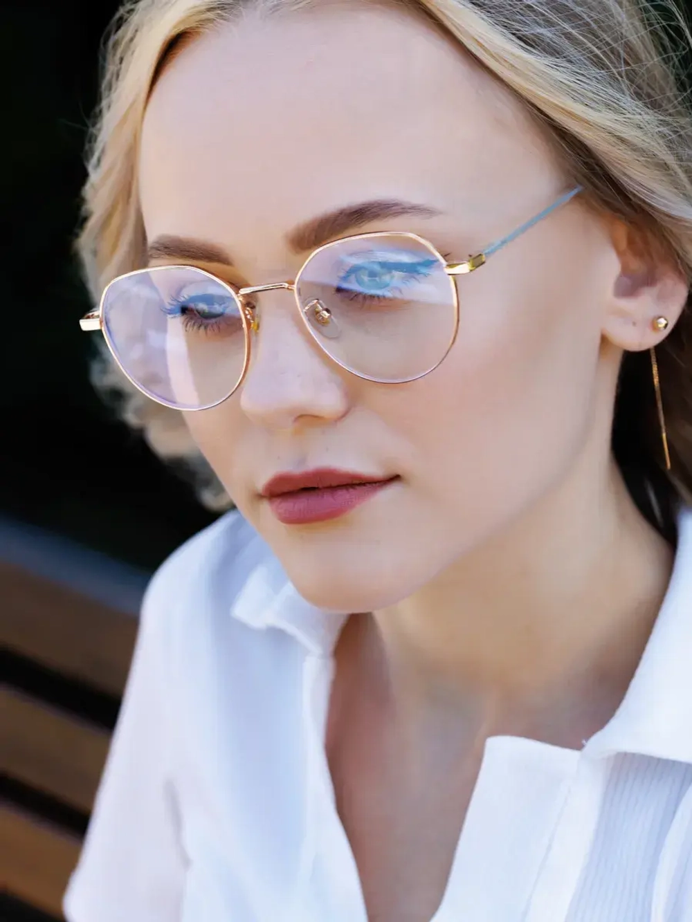 Прозрачные имиджевые компьютерные очки