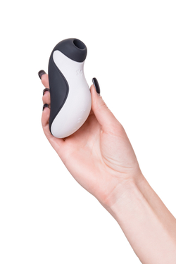 Вакуум-волновой бесконтактный стимулятор клитора Satisfyer Orca, силикон, черный, 11,5 см.