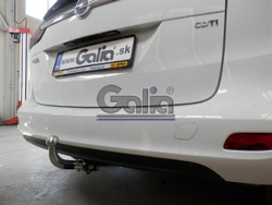 Фаркоп оцинкованный Galia O062C для Opel Zafira Tourer C 2012-(паспорт и сертификат в комплекте)(без электрики)