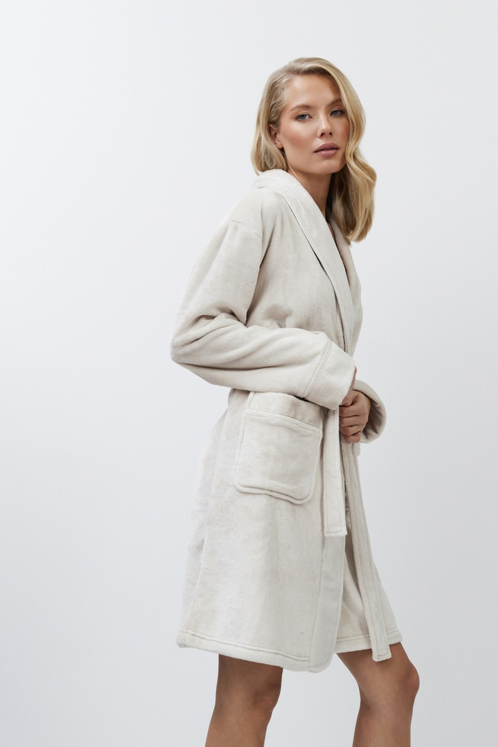 EVA BEIGE (CREME) Халат женский