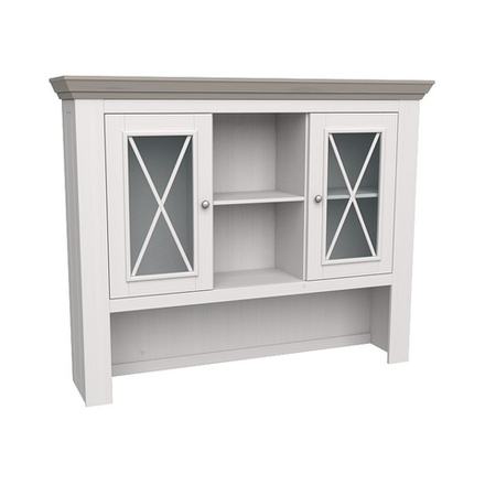 Буфет «Форест» большой белый воск/антрацит