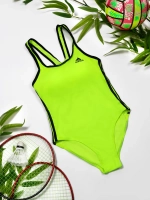 купальник слитный для бассейна спортивный утягивающий