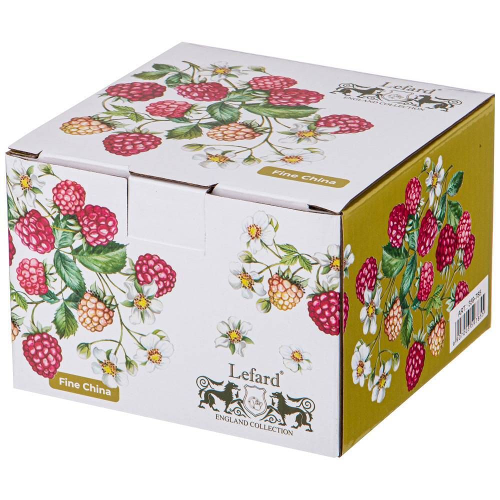 БАНКА С СИЛИКОНОВОЙ КРЫШКОЙ LEFARD "МАЛИНА" 500 МЛ (КОР=24ШТ.)