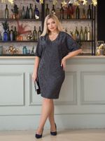 Платье 1380 черный Novita (Акция)