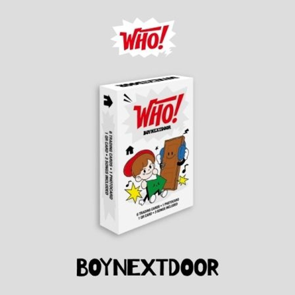 Альбом BOYNEXTDOOR - WHO! 1st Single WVS ALBUM Version