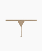 Мужские трусы стринги Atlantic, 1 шт. в уп., микромодал, бежевые, MP-1586