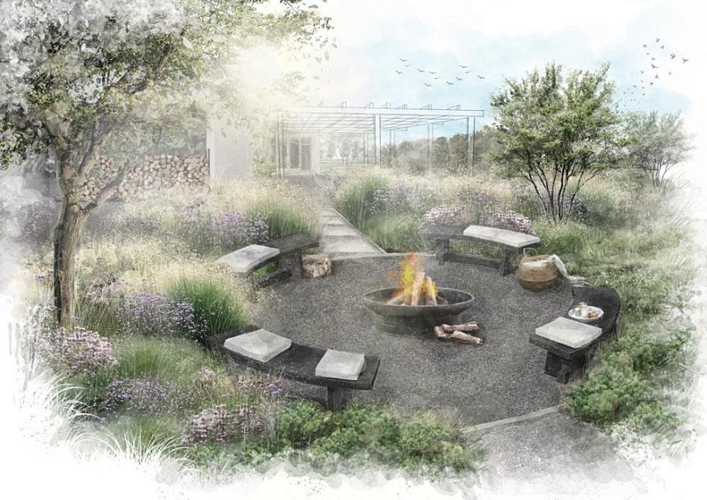 Скамья большая SKM180 со спинкой полукруглая