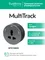 MULTITRACK Розетка универсальная круглая 13 А/250 В ГРАФИТ