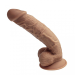 Реалистичный фаллоимитатор SilexD Model 1 (20,5*4,5), бежевый