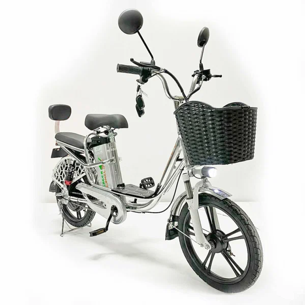 Электровелосипед GreenCamel Транк 18 V8 PRO R18 250W 60v20Ah, алюм, DD, гидравл, 2х подвес