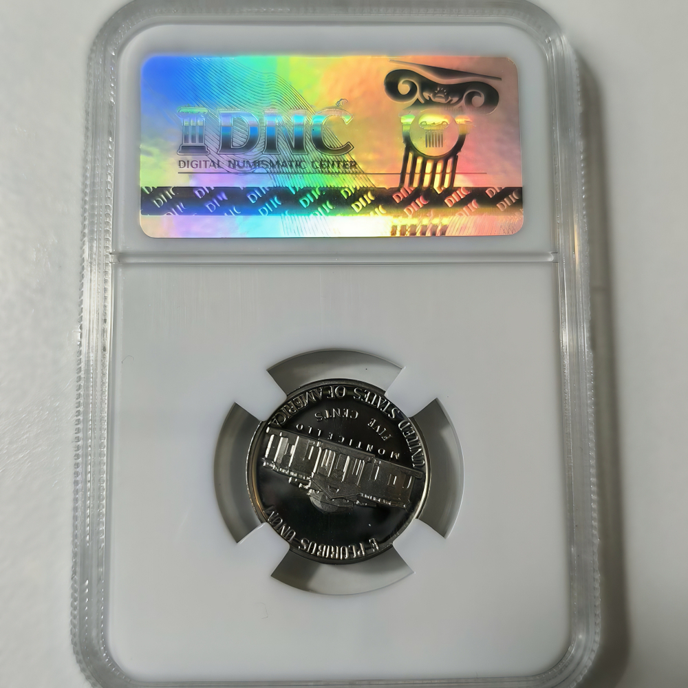 Монета США 5 центов 1977 год "Jefferson Nickel (Джефферсон)"
