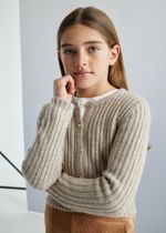 укороченный кардиган