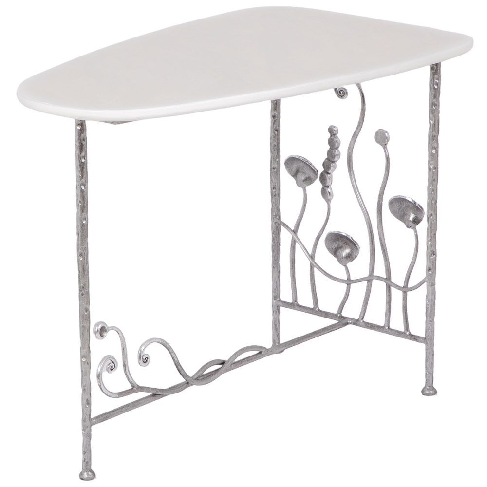 Столик декоративный Блюм - 2 Античное серебро