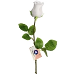Цветок искусственный «Natur» 45см Роза белая