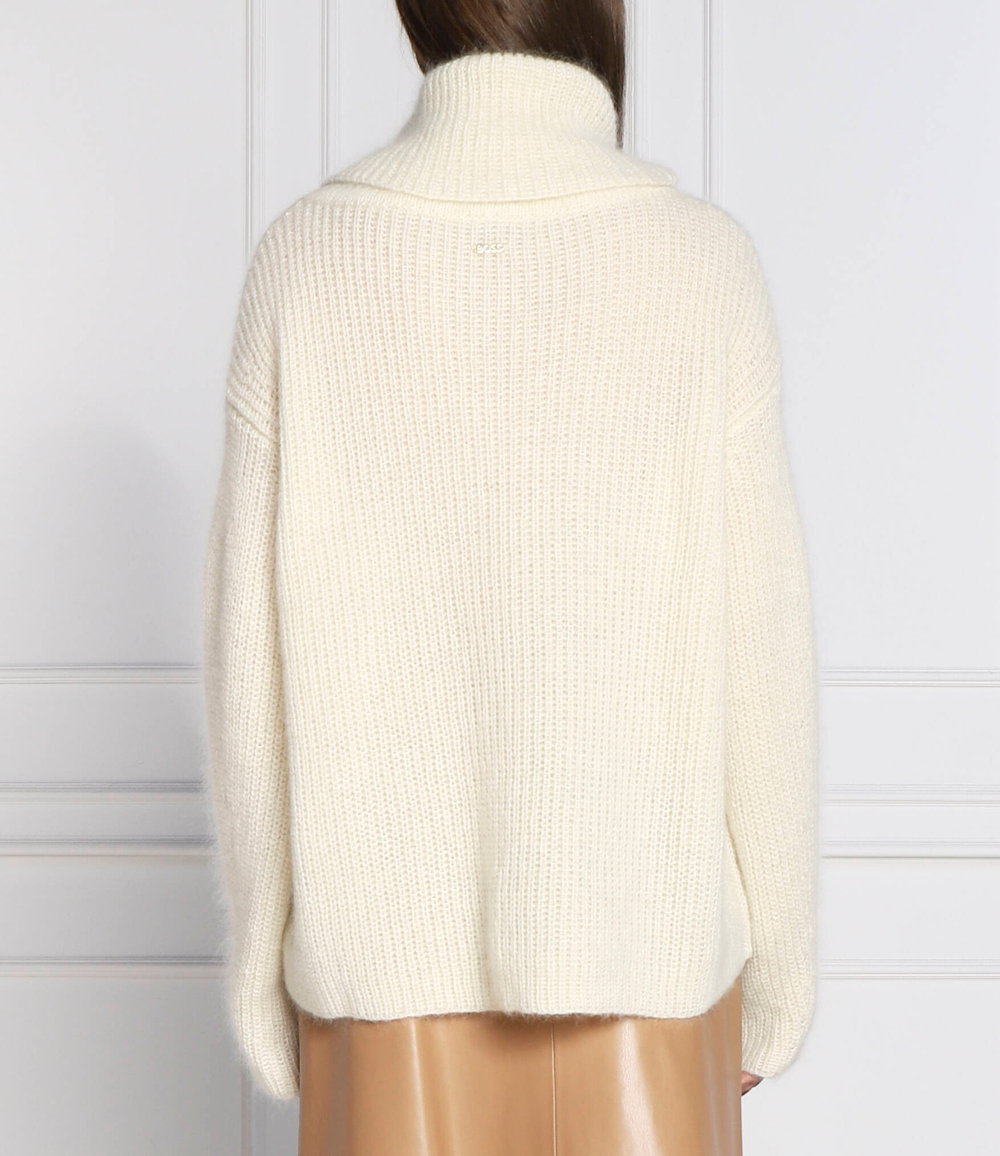 Хлопковый гольф. BOSS BLACK - кремовый(50482641)