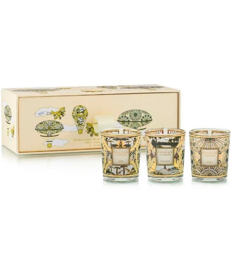 Caravane-Afrika-Rosace, набор свечей trio travel, Baobab Collection