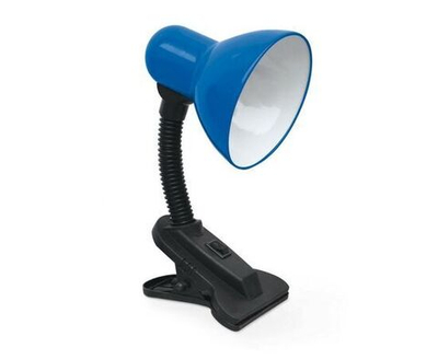 Светильник наст п/лампу на прищепке СНП 21ТС 40Вт E27 230В СИНИЙ (с подвесом) IN HOME