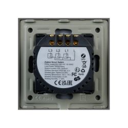 Выключатель сенсорный SWT-OMALI-S03-ZB-GR (250V, 10A, Zigbee) (Arlight, Стекло) 050047