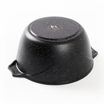 Кастрюля алюм, антиприг, 3 л, с крыш, крыш стекло, Мечта, Гранит black Induction Pro, 43802И, индукц