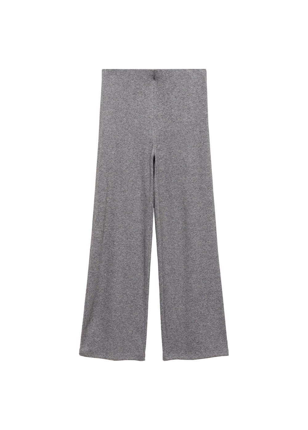 Прямые брюки из трикотажа