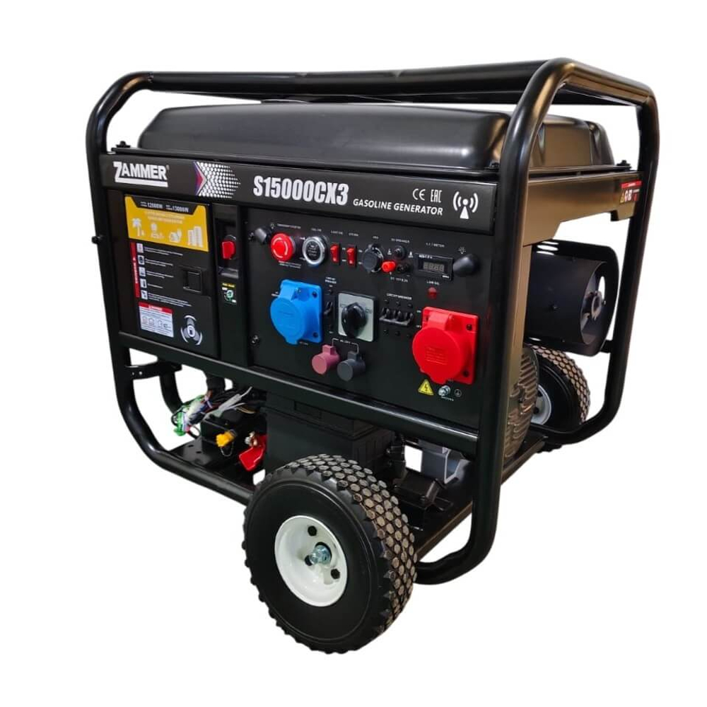Бензиновый генератор Zammer S15000CX3