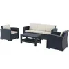 Комплект уличной мебели Monaco Lounge Set XL, антрацит