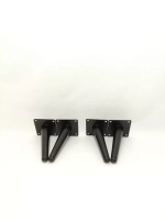 Ножки мебельные черные Штык Косой 150мм/4шт