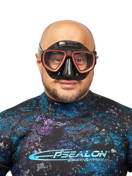 Маска Seac Extreme 50 черный/красный