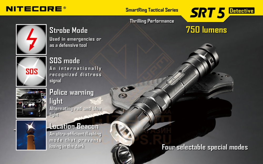 Фонарь Nitecore SRT5
