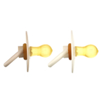 itzy ritzy, Itzy, пустышка с сосками из натурального каучука, для детей 0–6 месяцев, кокос и тост, 2 пустышки