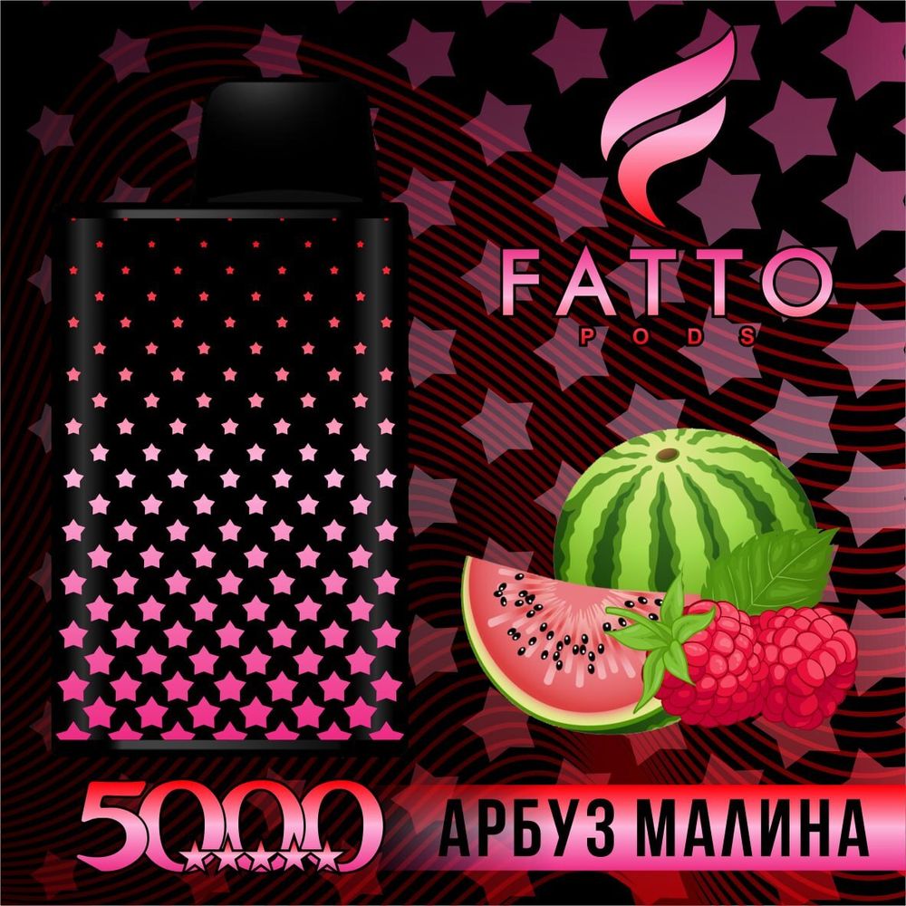FATTO PODS 5 STAR - Watermelon Raspberry (2% nic)
